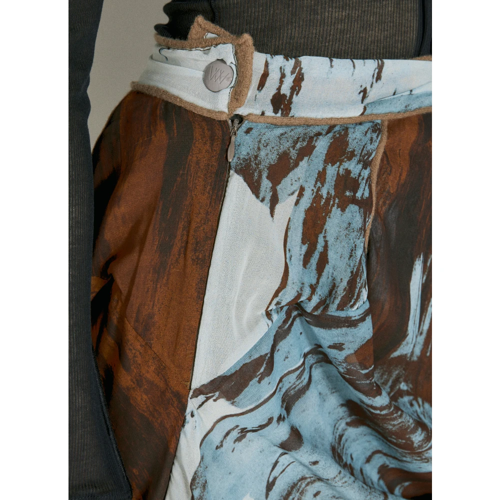 Vivienne Westwood Kort rokje met grafische print Brown Dames