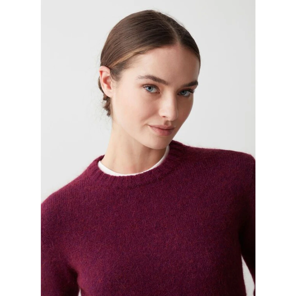 Colmar Mohair Gebreide Trui Purple Dames