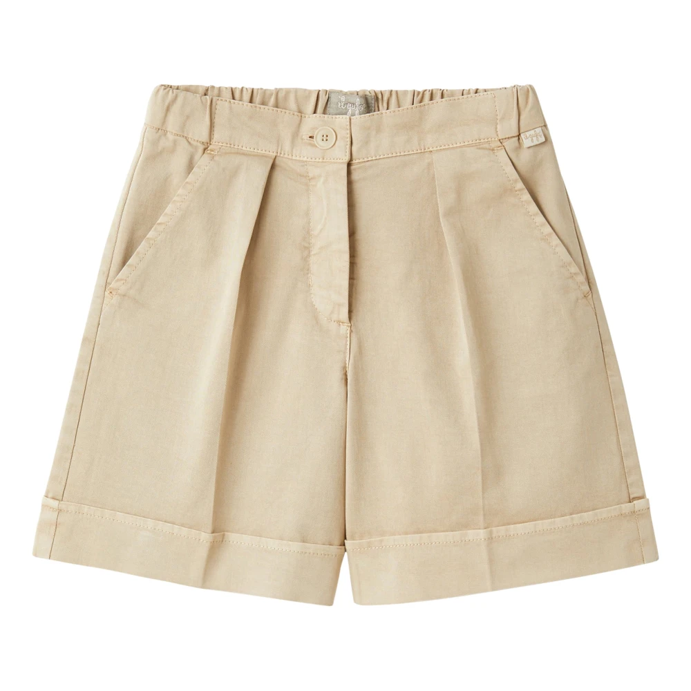 Il Gufo Girls Beige Shorts, 2 Y, Short Bermuda Shorts For Men