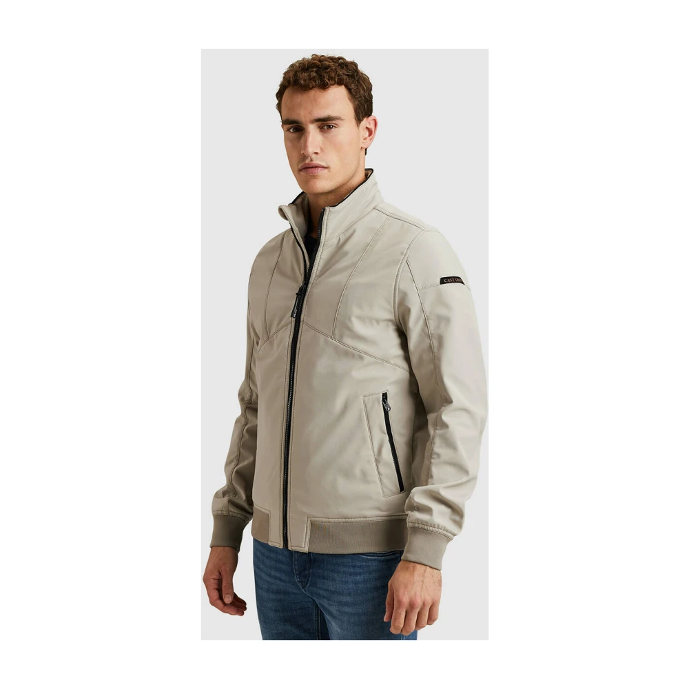 Cast Iron Zomer Soft Bomberjack Beige Heren