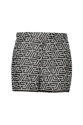 Högmidjade Tweed Shorts