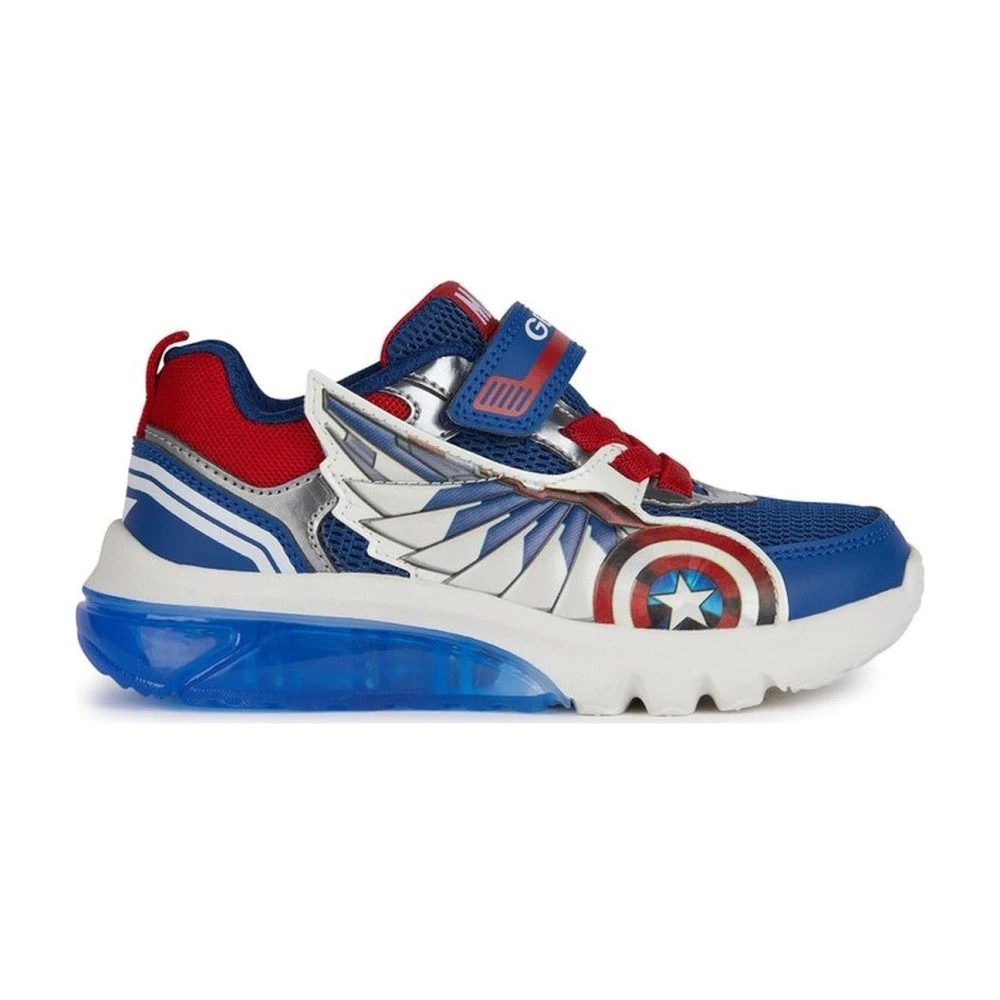 Geox Boys Multicolor Ciberdron Trainers - Kids Sneakers - 32 Eu - Kids