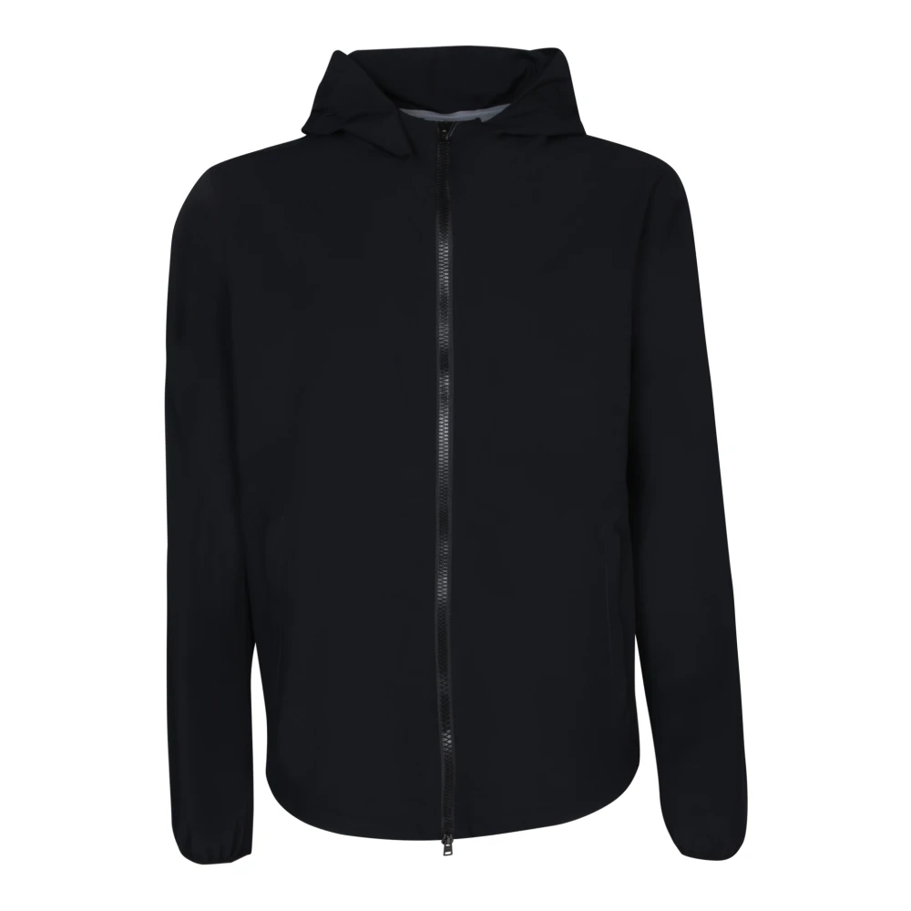 Herno Essence bi-stretch zwarte jas Black Heren
