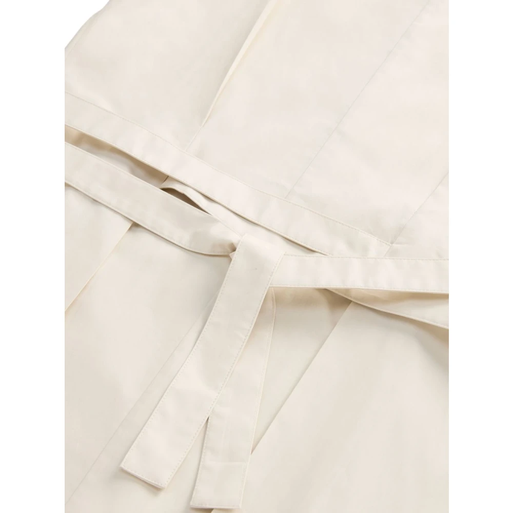 Woolrich Beige Mouwloze Crew Neck Jurk Beige Dames