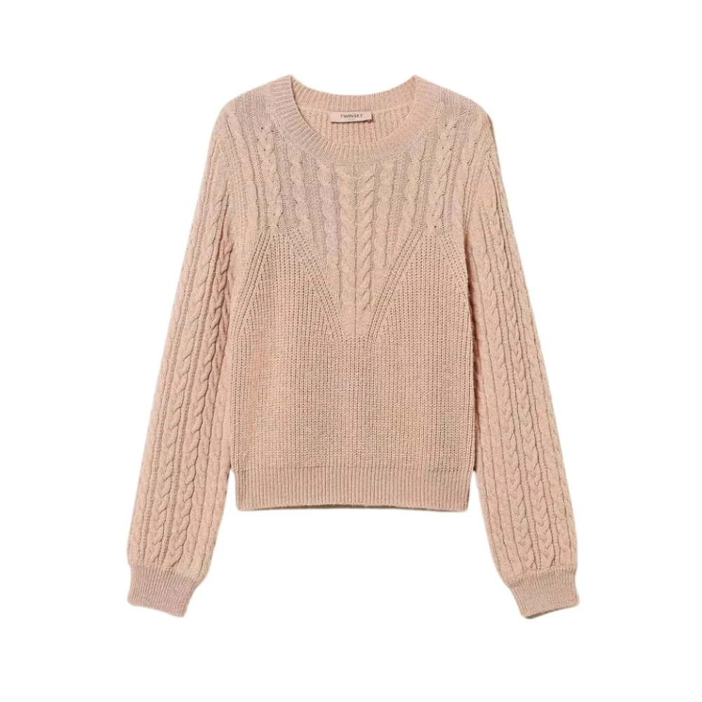 Twinset Stijlvolle Gebreide Trui Brown Dames