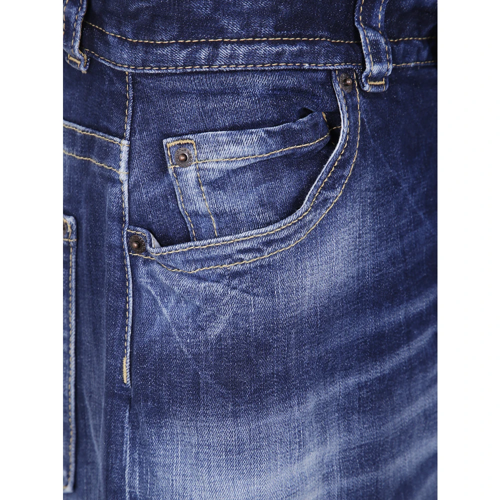Dsquared2 Klassieke Denim Werkbroek Blue Dames