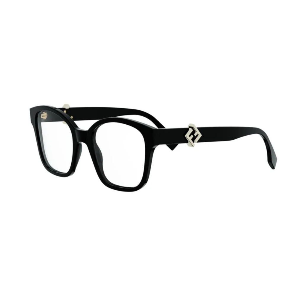 Fendi Unisex Black Glasses, 52 Mm, Ff Diamonds