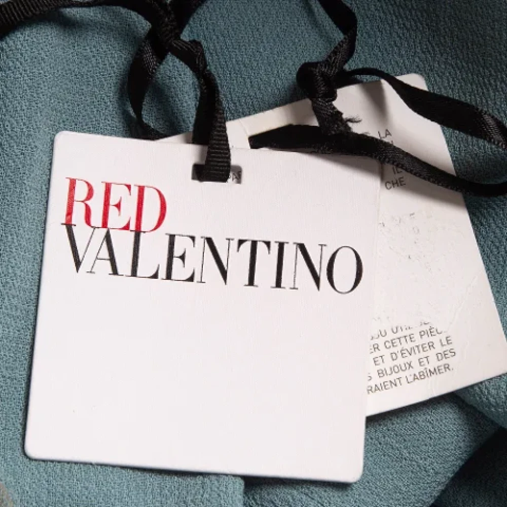 Valentino Vintage Pre-owned Mesh dresses Blue Dames