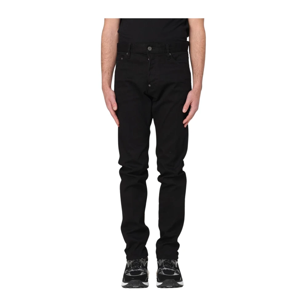 Dsquared2 Men's Black Straight Leg Jeans