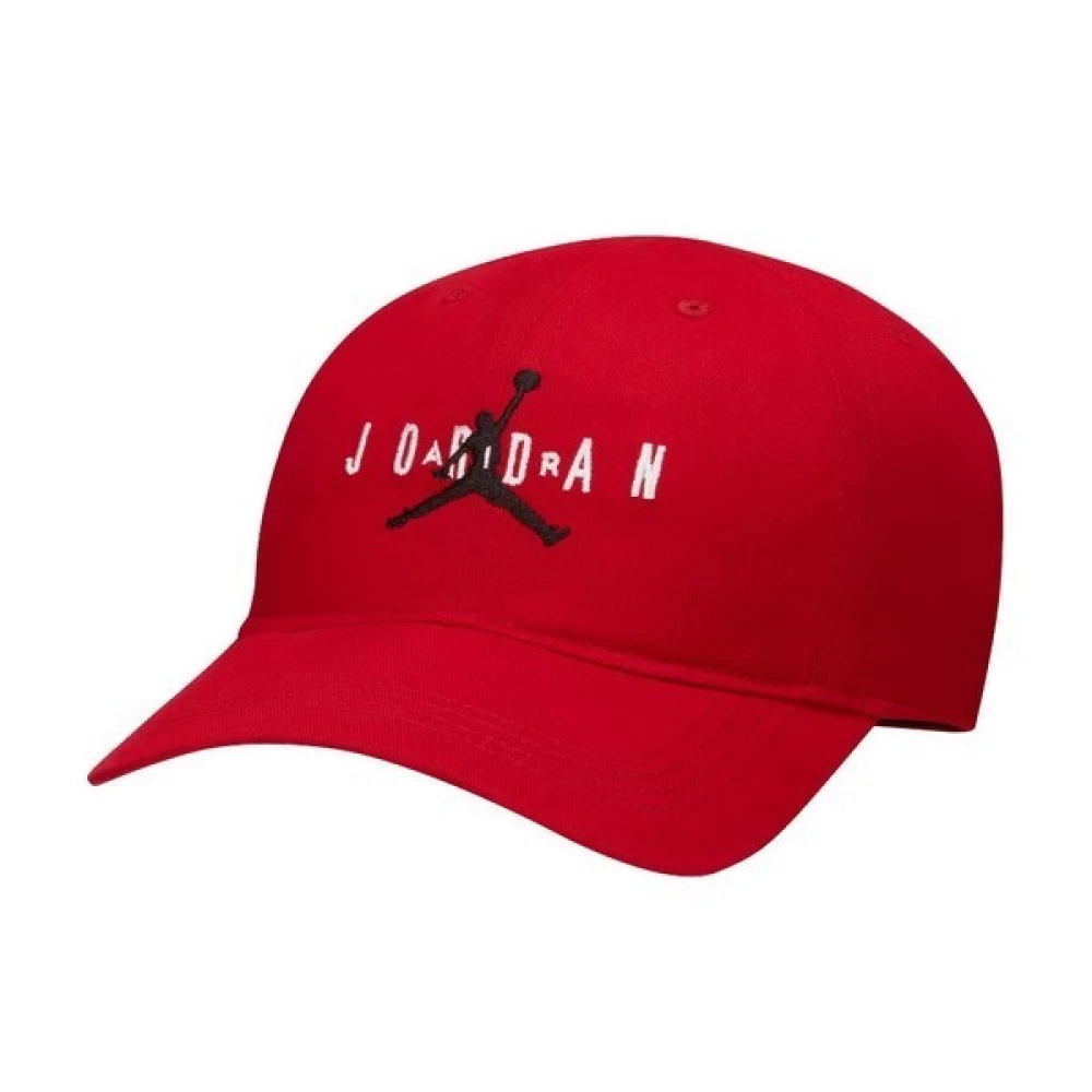 Jordan Rode Curve Brim Verstelbare Hoed Red Heren