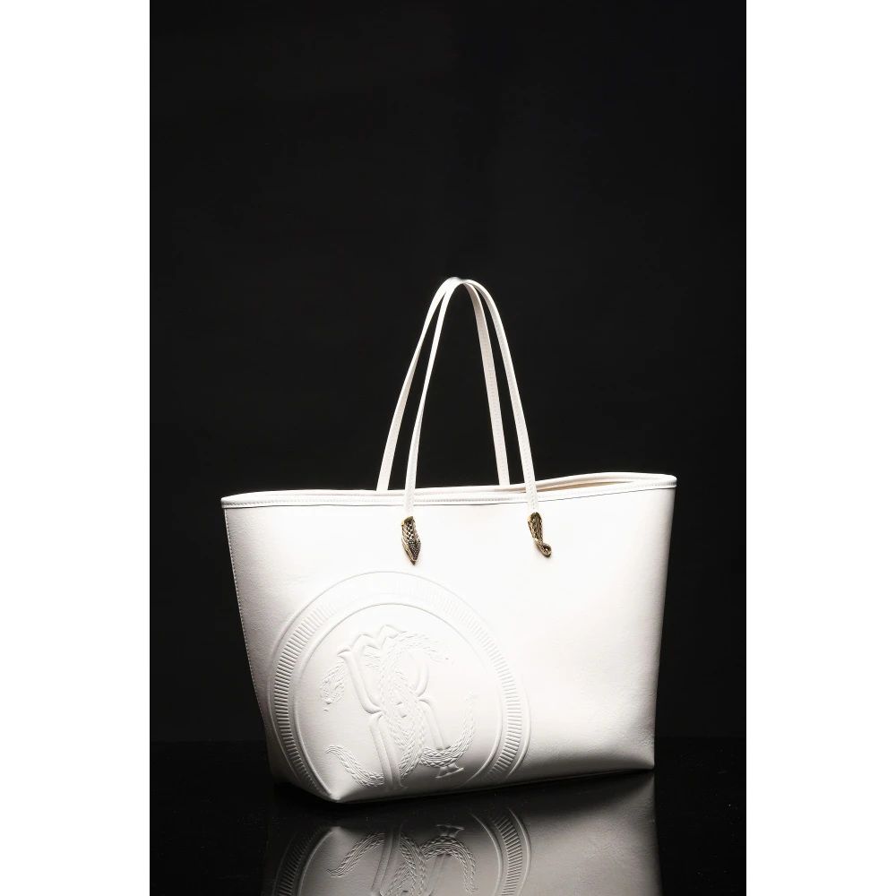 Roberto Cavalli Shopping Handtas White Dames