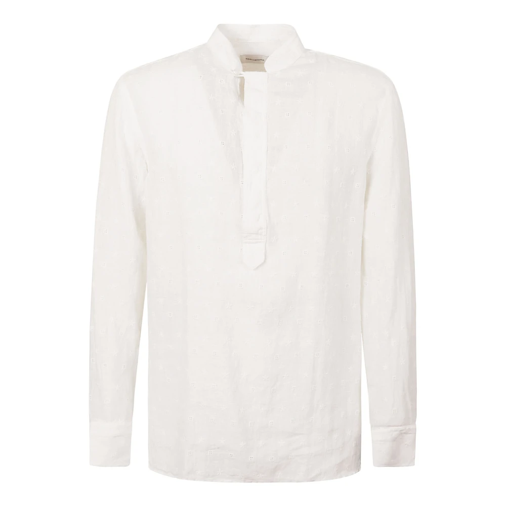 Tagliatore Klassieke Overhemd White Heren