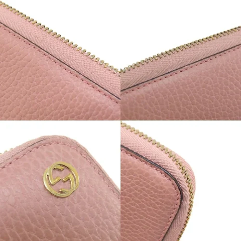 Gucci Vintage Pre-owned Leather wallets Pink Dames