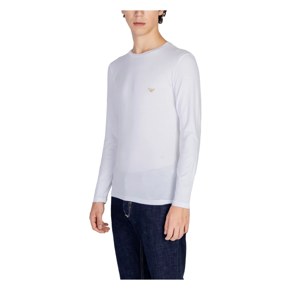 Emporio Armani Mannen T-shirt en Polo Collectie White Heren