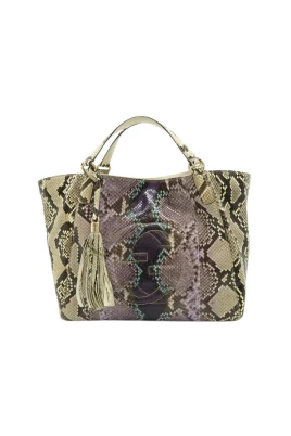 Pre-owned Soho Python Axelväska