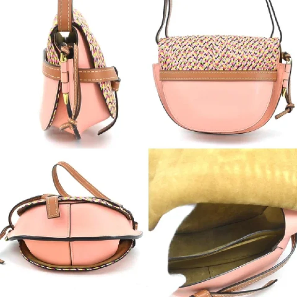 Loewe Pre-owned Fabric shoulder-bags Beige Dames