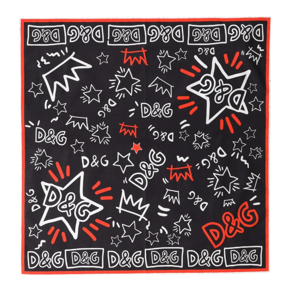 Dolce & Gabbana Men's Multicolor Handkerchiefs, One Size, Foulard Scarf
