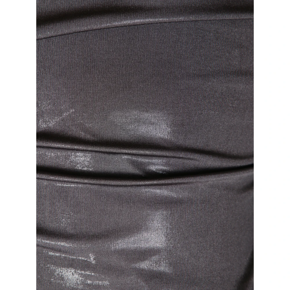 Norma Kamali Grijze Jurk voor Vrouwen Aw24 Gray Dames