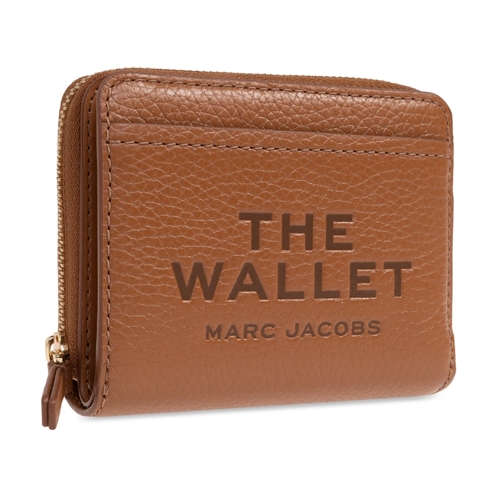 Marc Jacobs Leren portemonnee Brown Dames