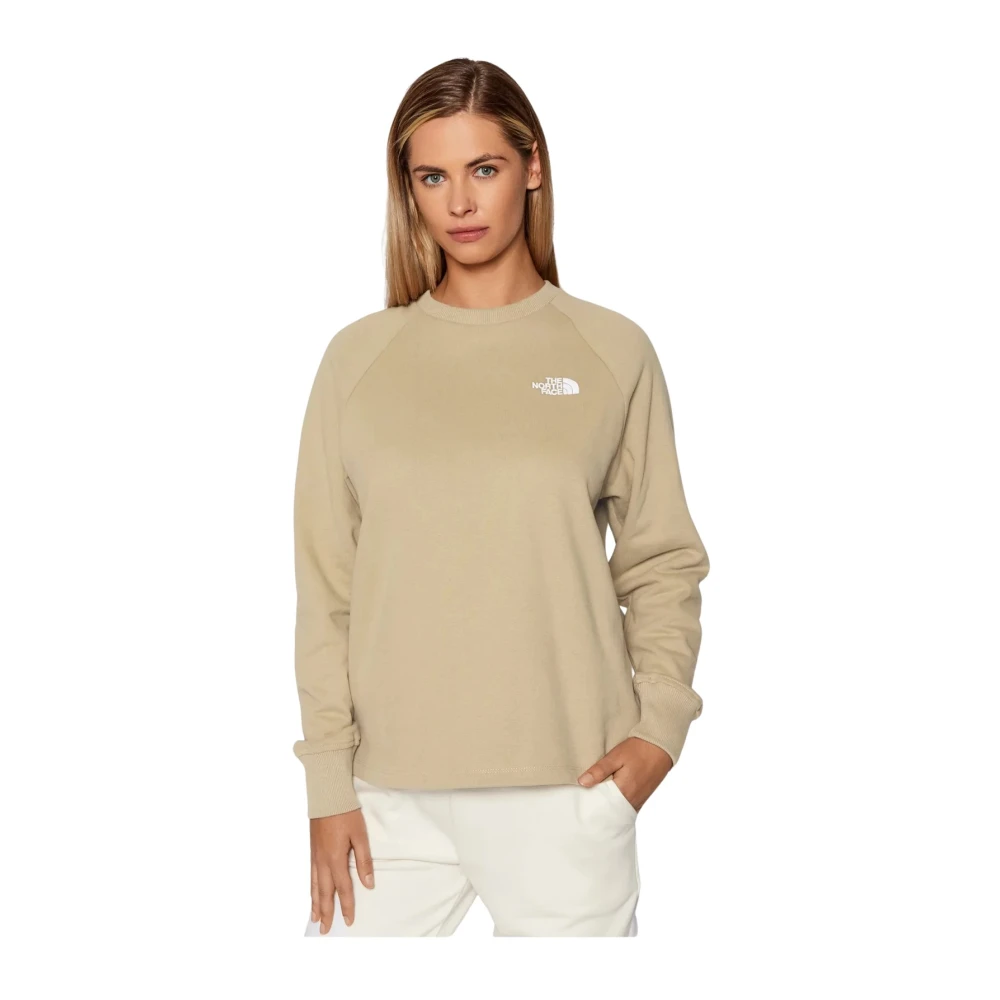 The North Face Basic Logo Sweatshirt Beige Dames