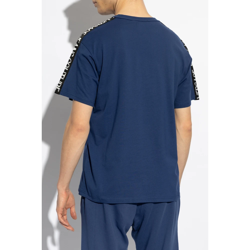 Versace Jeans Couture T-shirt met zak Blue Heren