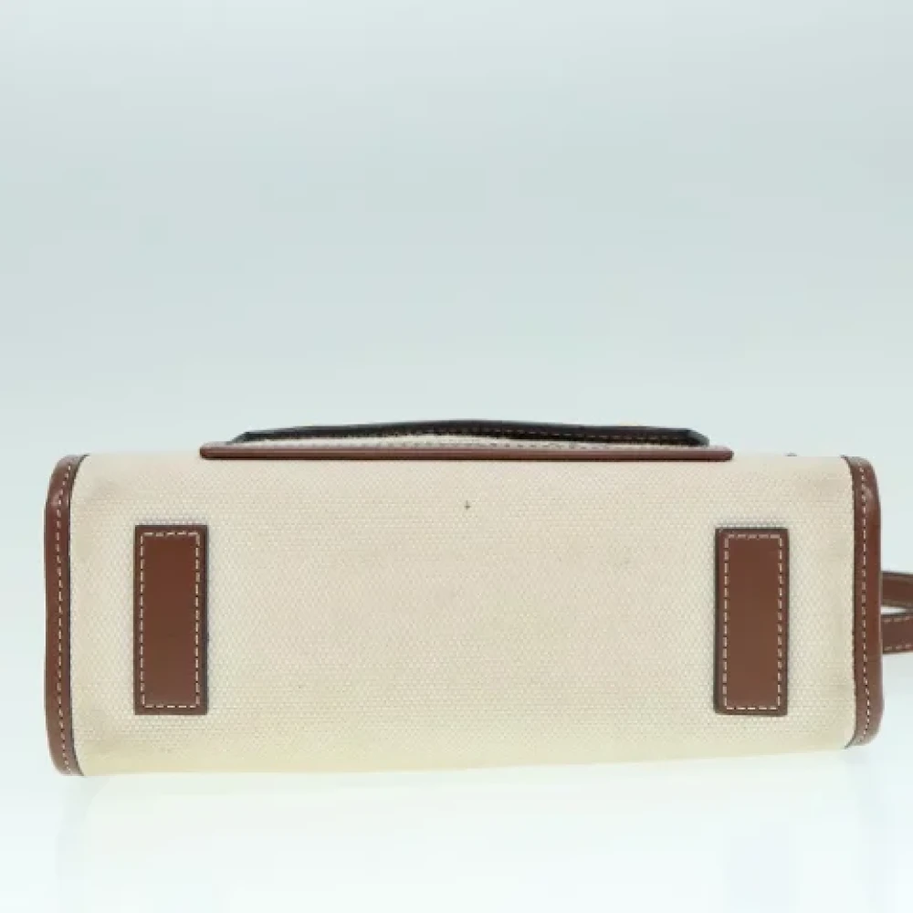Burberry Vintage Pre-owned Canvas handbags White Dames