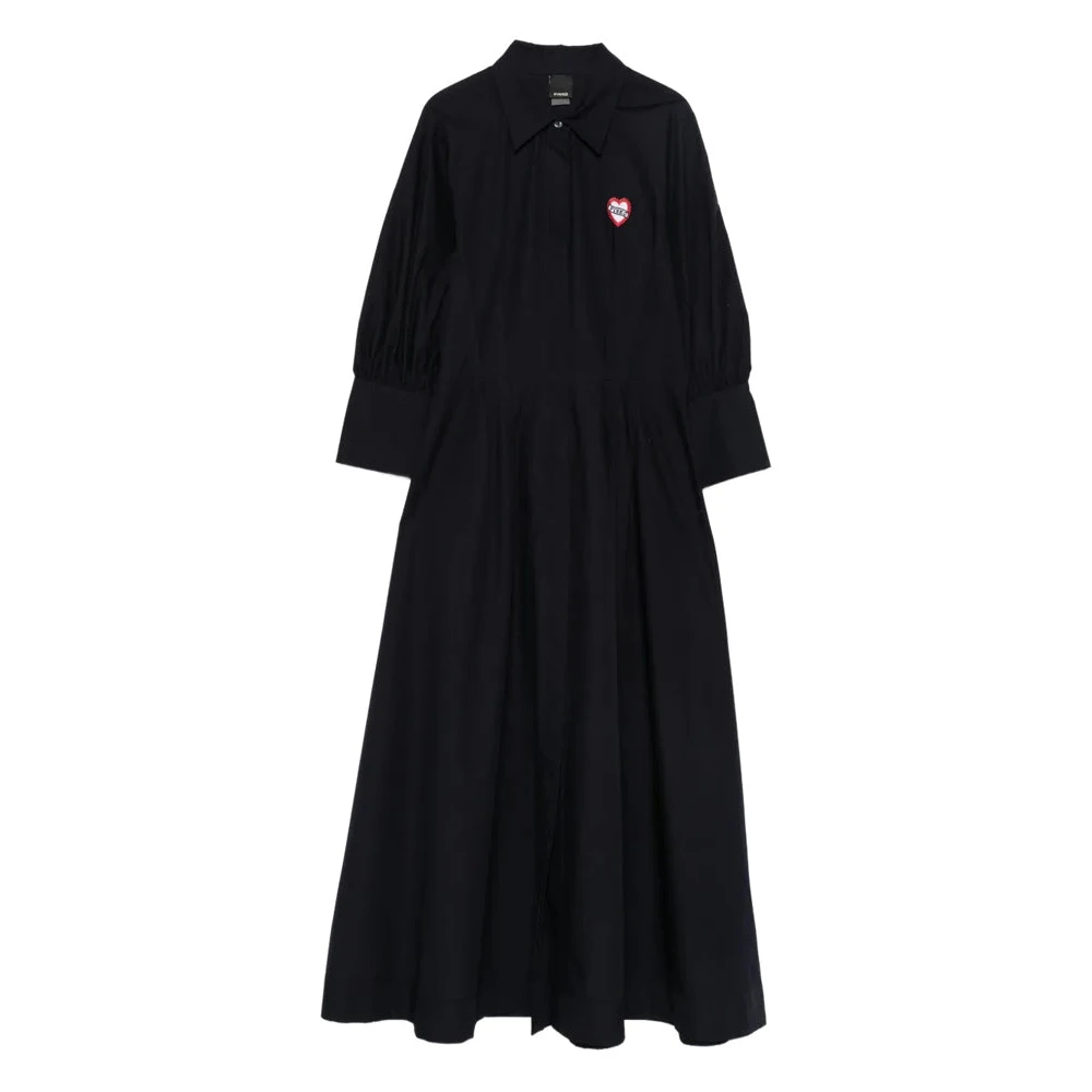 Pinko Women's Black Maxi Dresses, S, Asimina Dress