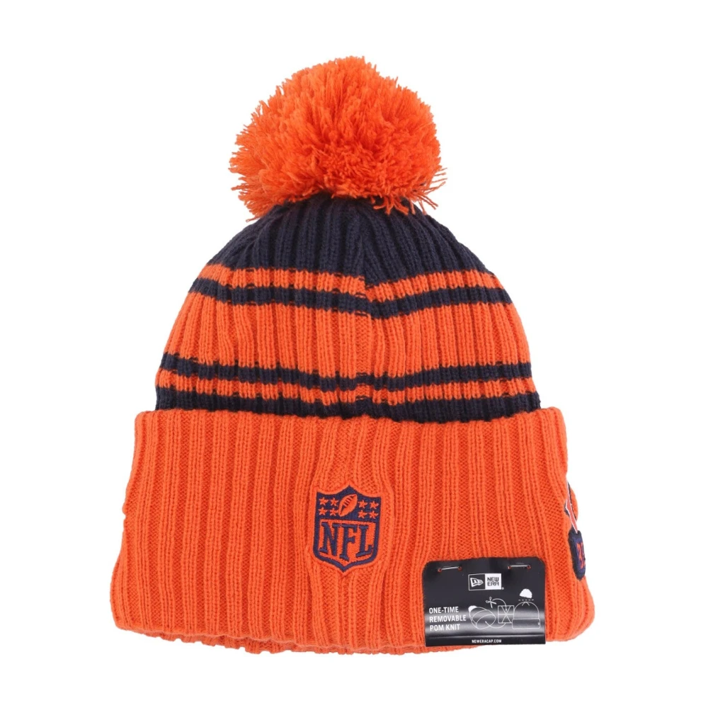 new era Chicago Bears Pom Beanie Hat Multicolor Unisex