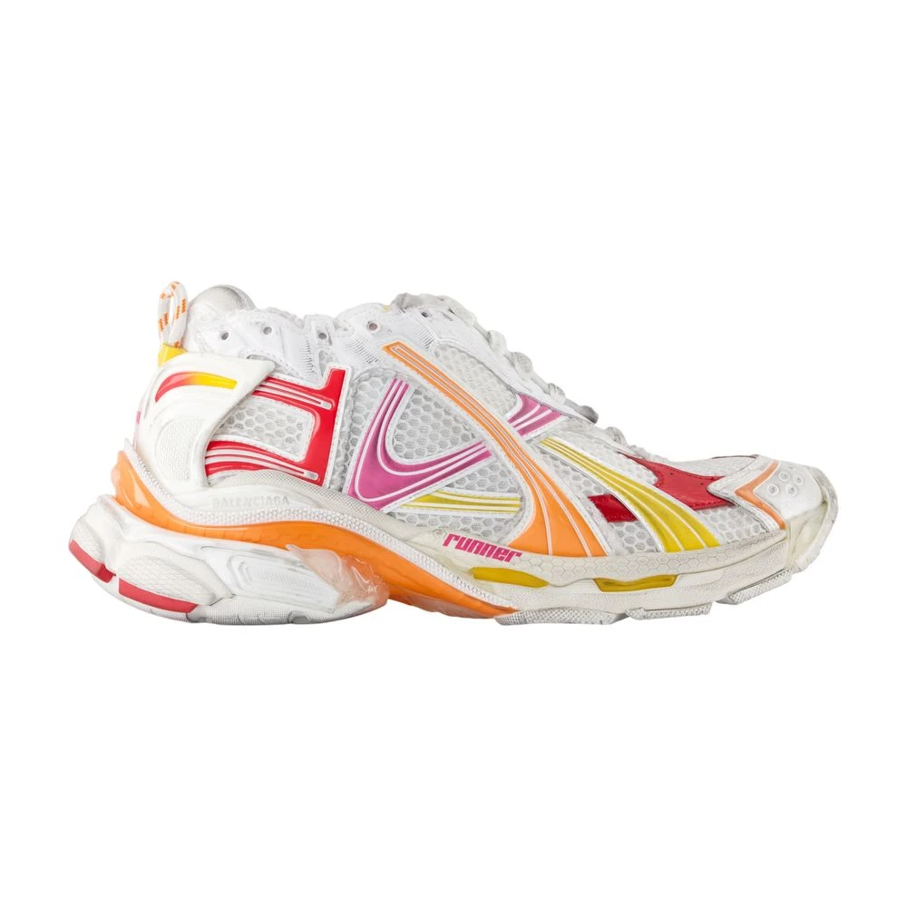 Balenciaga Women's Multicolor Sneakers, 7 Uk, Runner Trainers