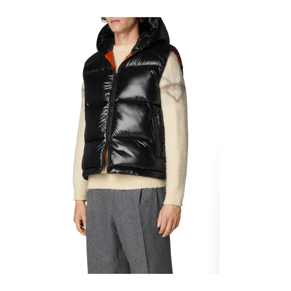 Save The Duck Zwarte Dexter Gewatteerde Vest Black Heren
