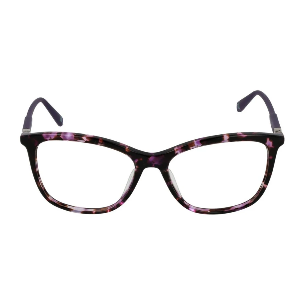 Fila Paarse Vierkante Optische Frames met Demo Bril Multicolor Dames