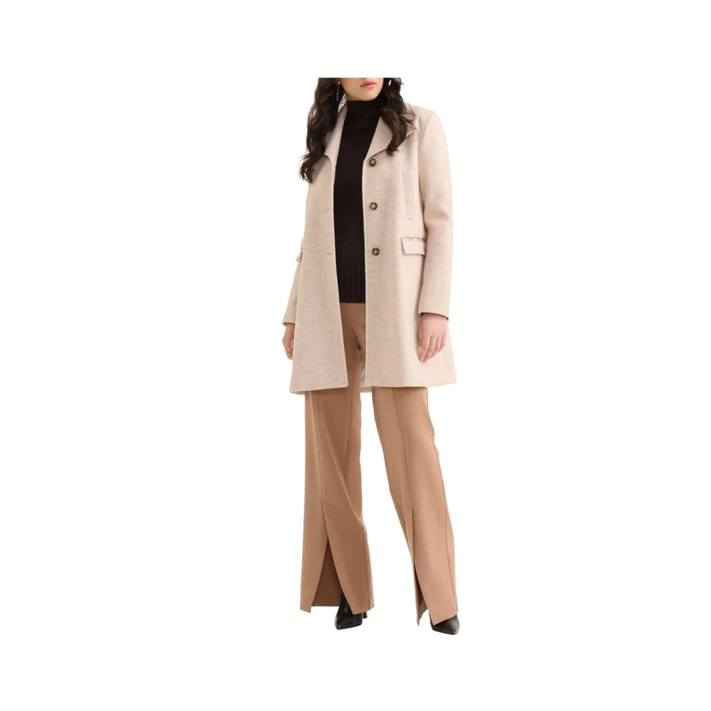 Alviero Martini 1a Classe Beige Geo-Map Jas Beige Dames