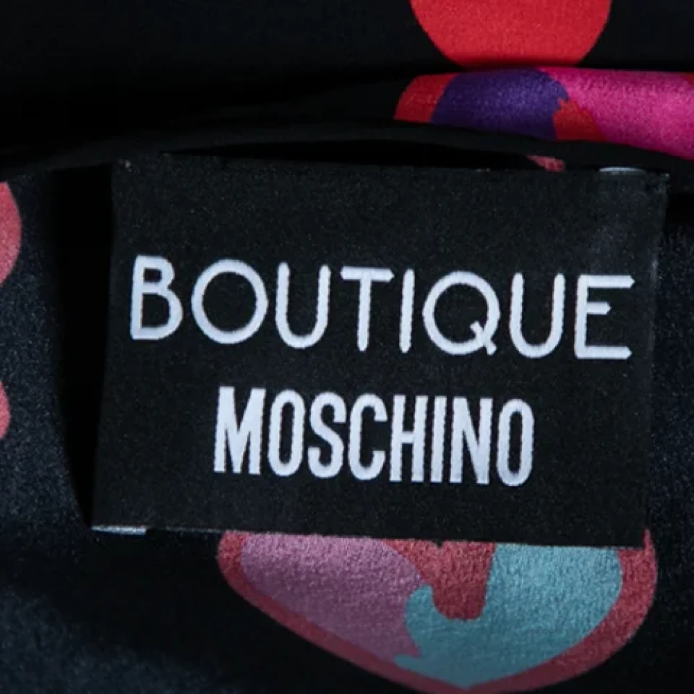 Moschino Pre-Owned Pre-owned Silk tops Black Dames