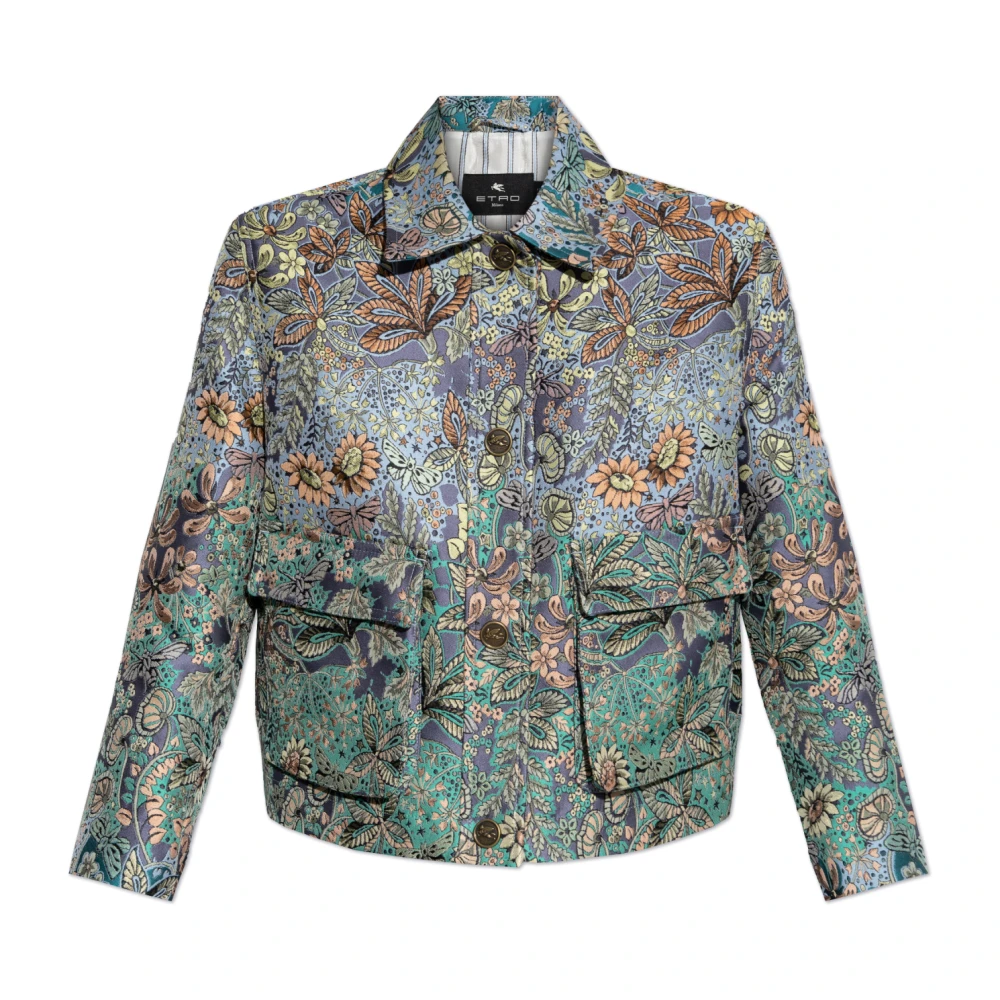 ETRO Gestreepte jas Multicolor Dames