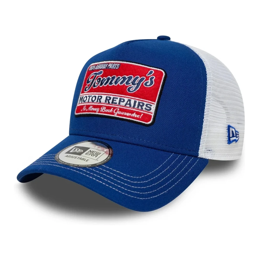 new era Vintage Trucker Pet Koningsblauw Blue Heren