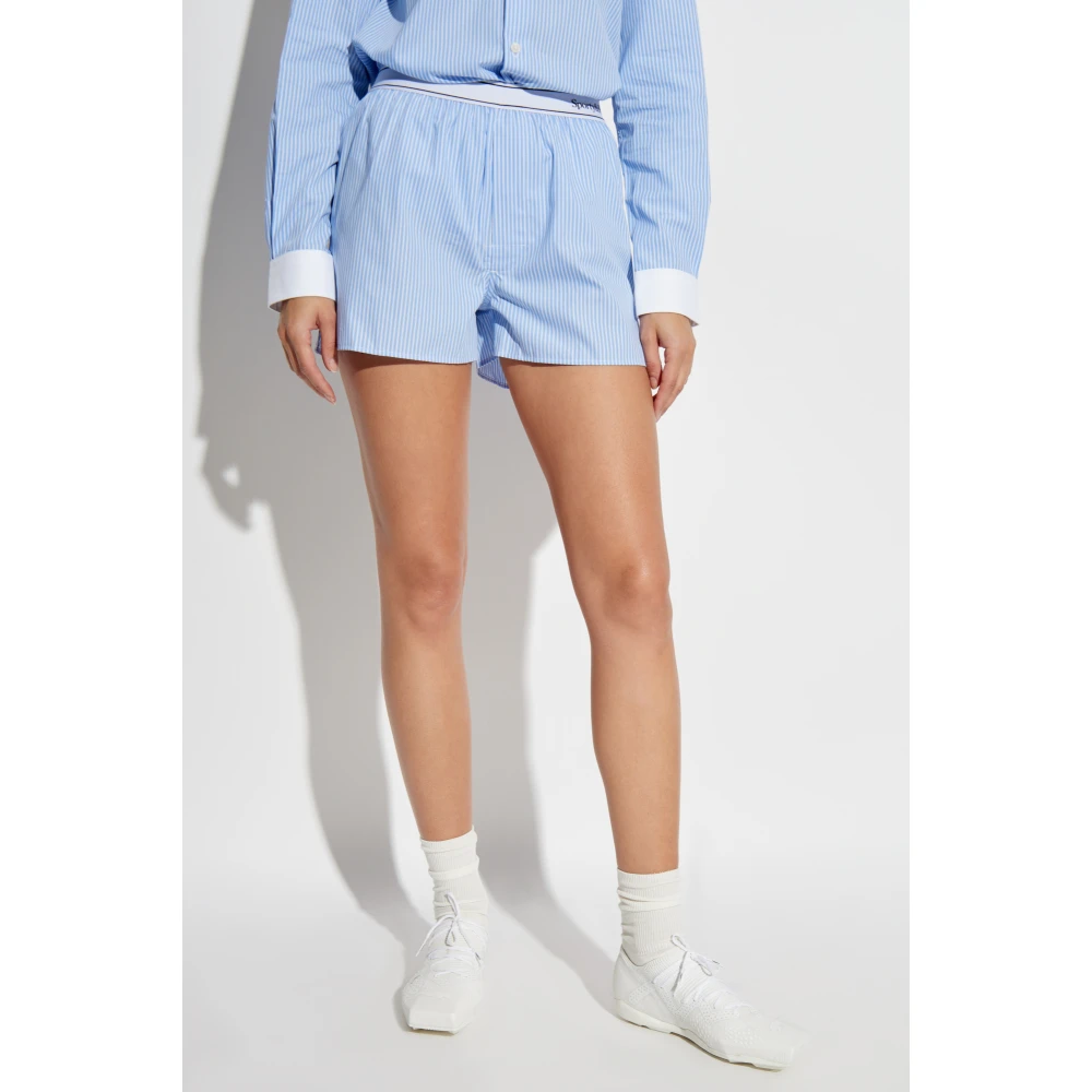 Sporty & Rich Shorts Blue Dames