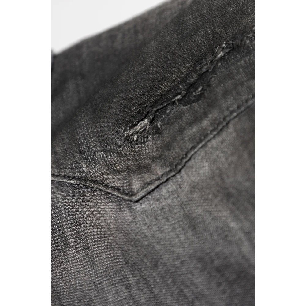 Dsquared2 Denim shirt met vintage effect Black Heren