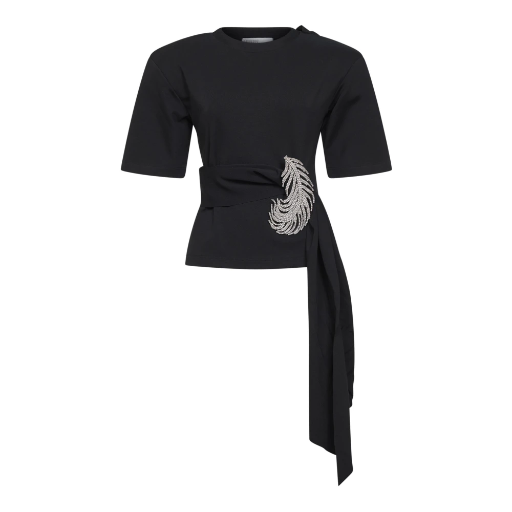 Giuseppe Di Morabito , T-Shirts, Female, Black, S, T-Shirts And Polos