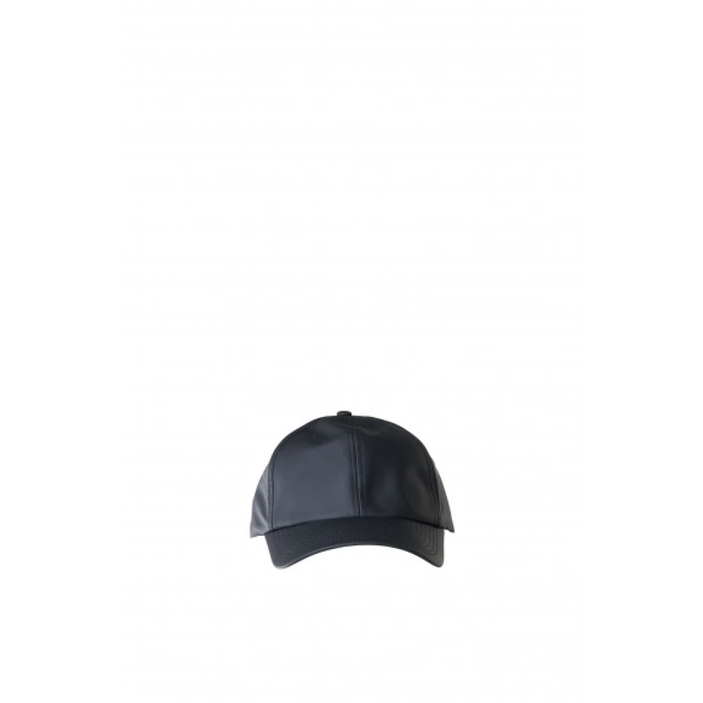 Rains Klassieke Baseball Cap met Gebogen Klep Black Unisex
