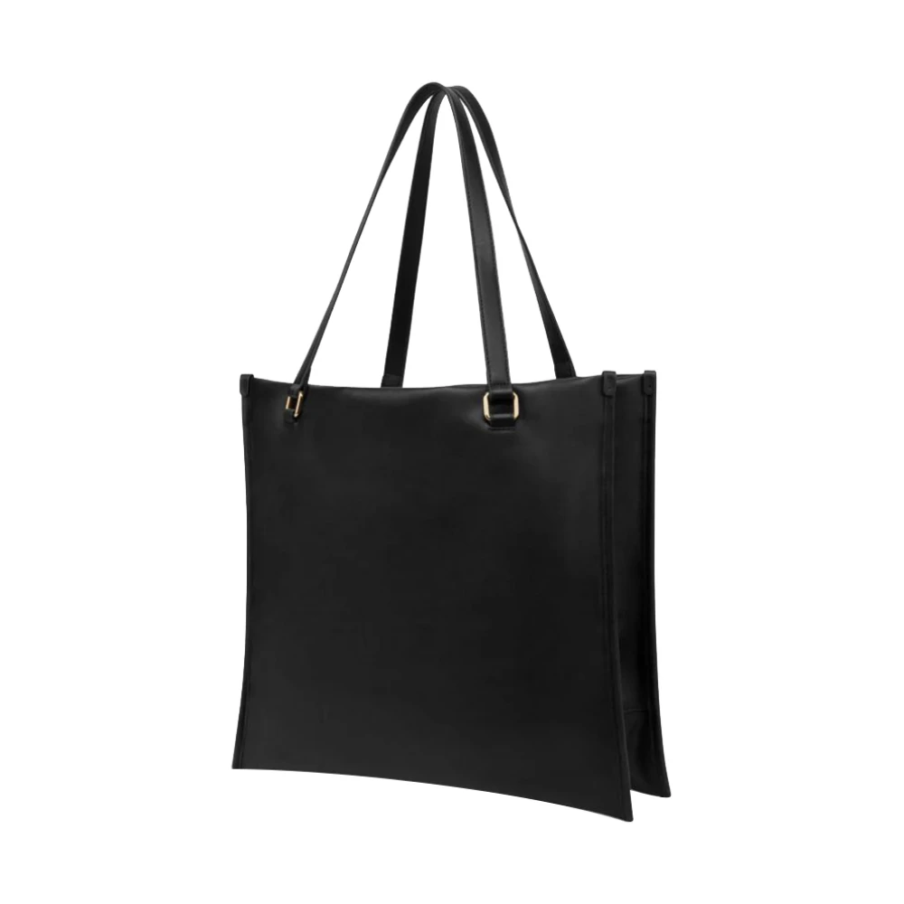 Moschino Zwarte schoudertas voor vrouwen Black Dames