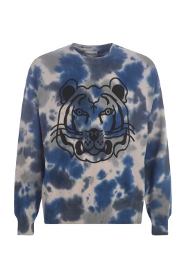 pull-gris-avec-tete-de-tigre