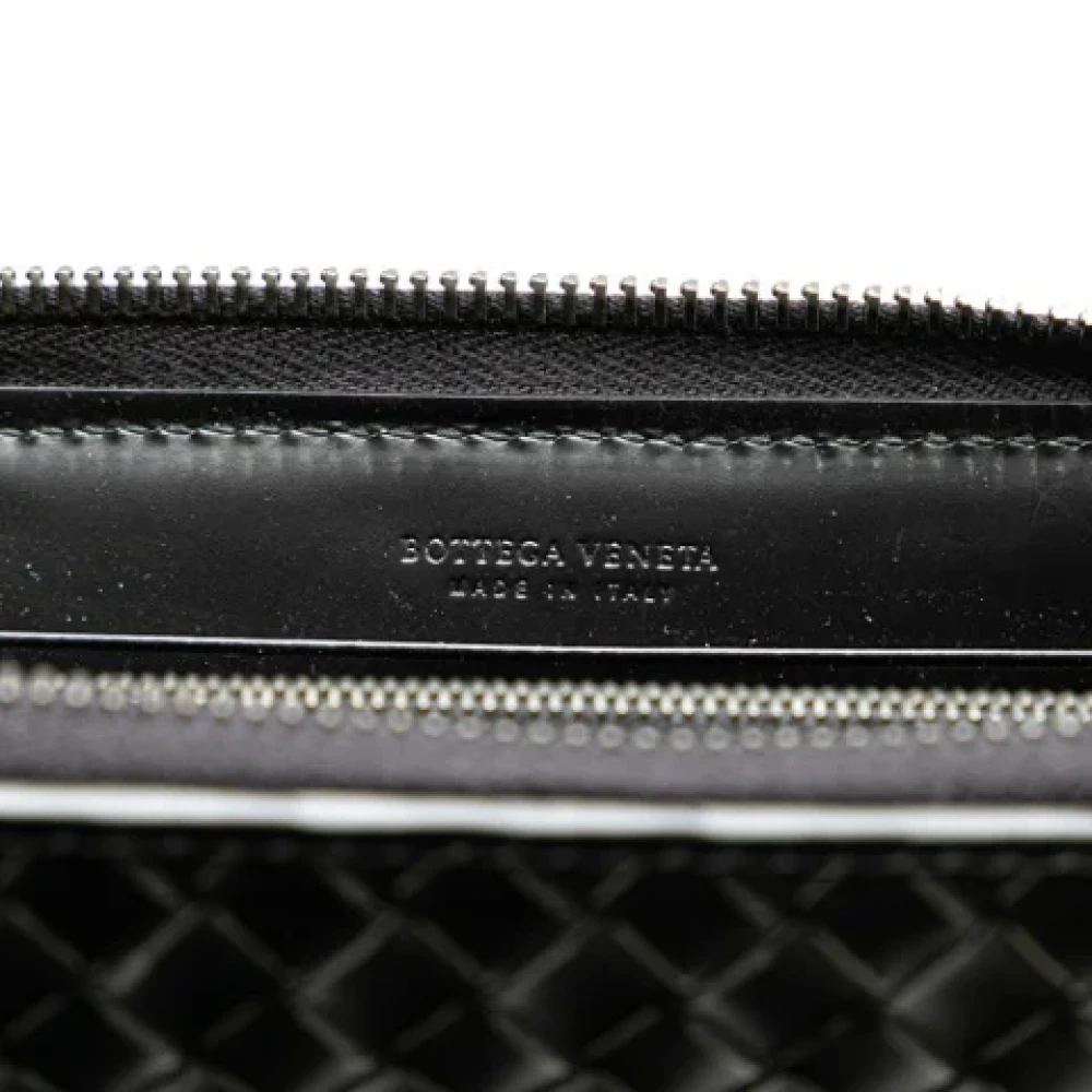 Bottega Veneta Vintage Pre-owned Leather wallets Black Dames