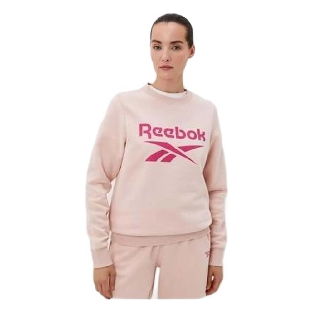 Reebok Fleece Crew Hoodie Pink Dames