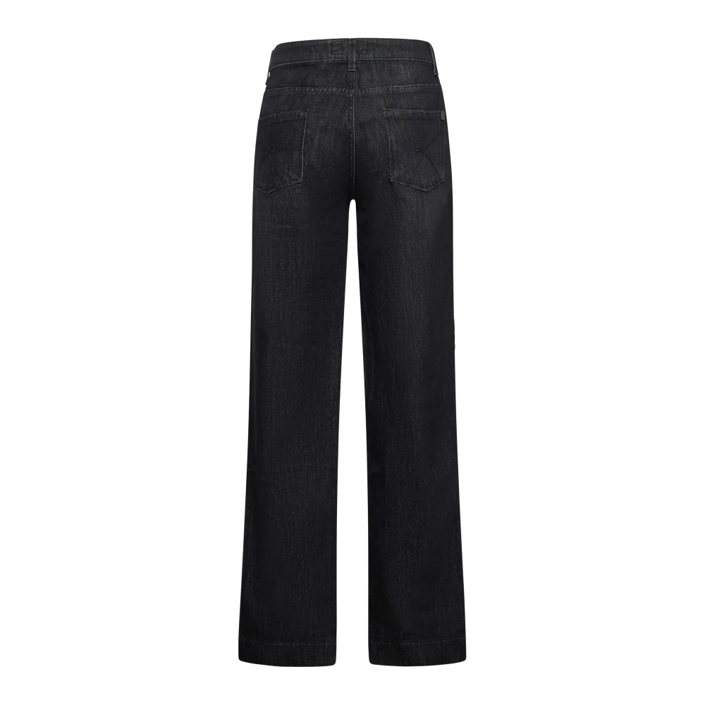 Kaos Zwarte Denim Jeans Black Dames