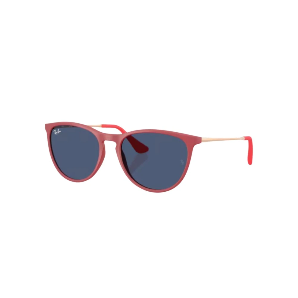 Ray - Ban Green Rj9060s Junior Erika 718071 Kid Sunglasses Injected Violet Pantos Normal - Image 2