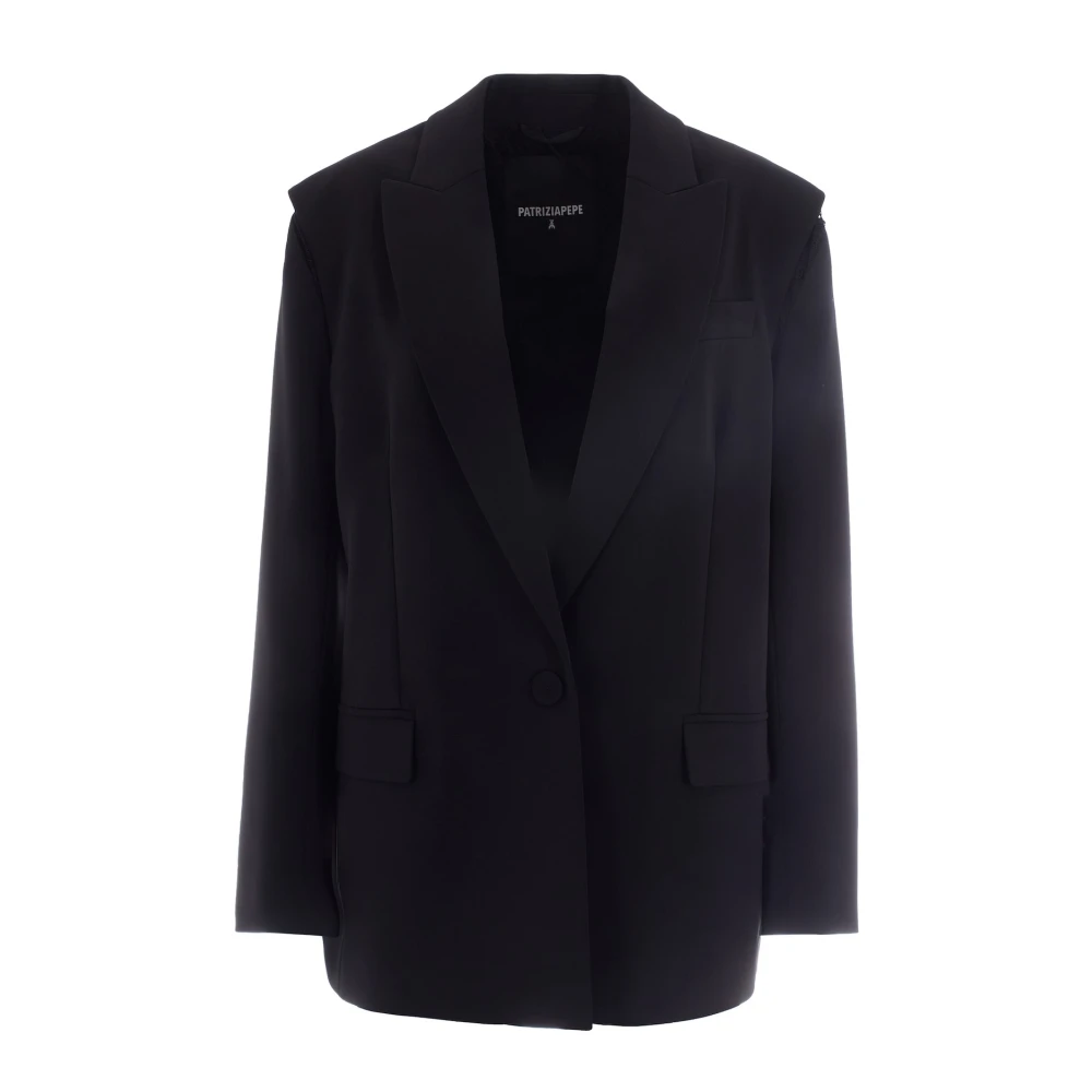 Patrizia Pepe Femme Noir - Blazers - Vestes - Taille: 36 Fr