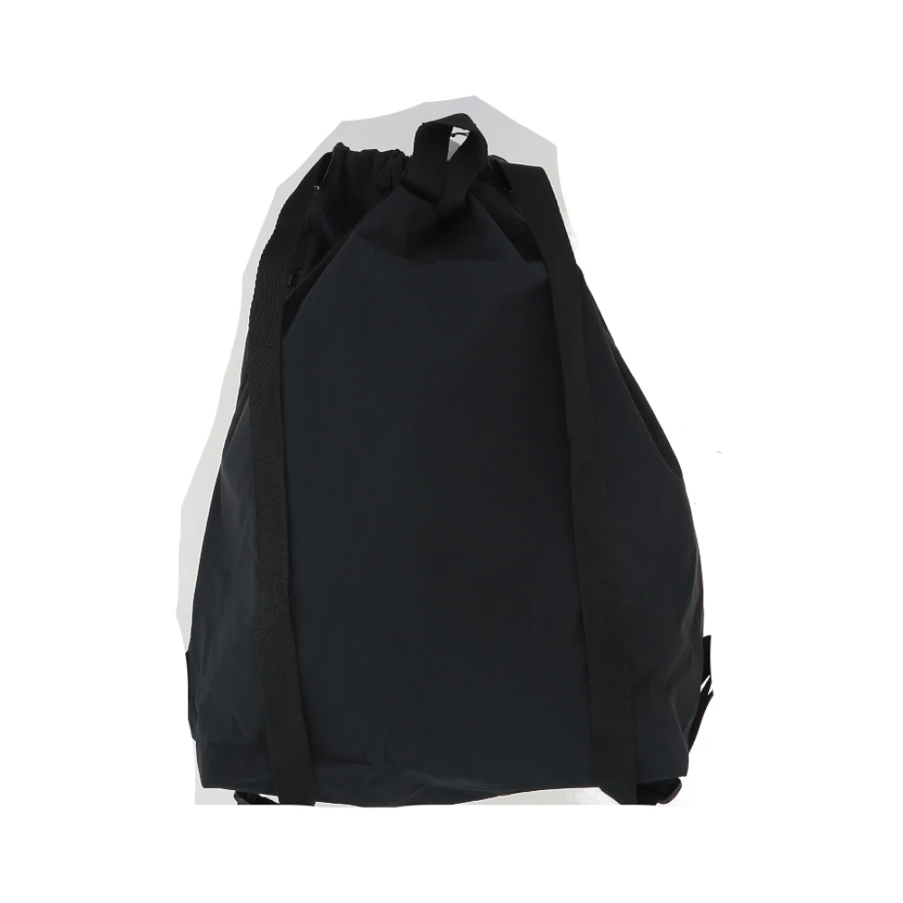 adidas by stella mccartney Nylon Rugzak met Logoprint en Trekkoord Black Dames