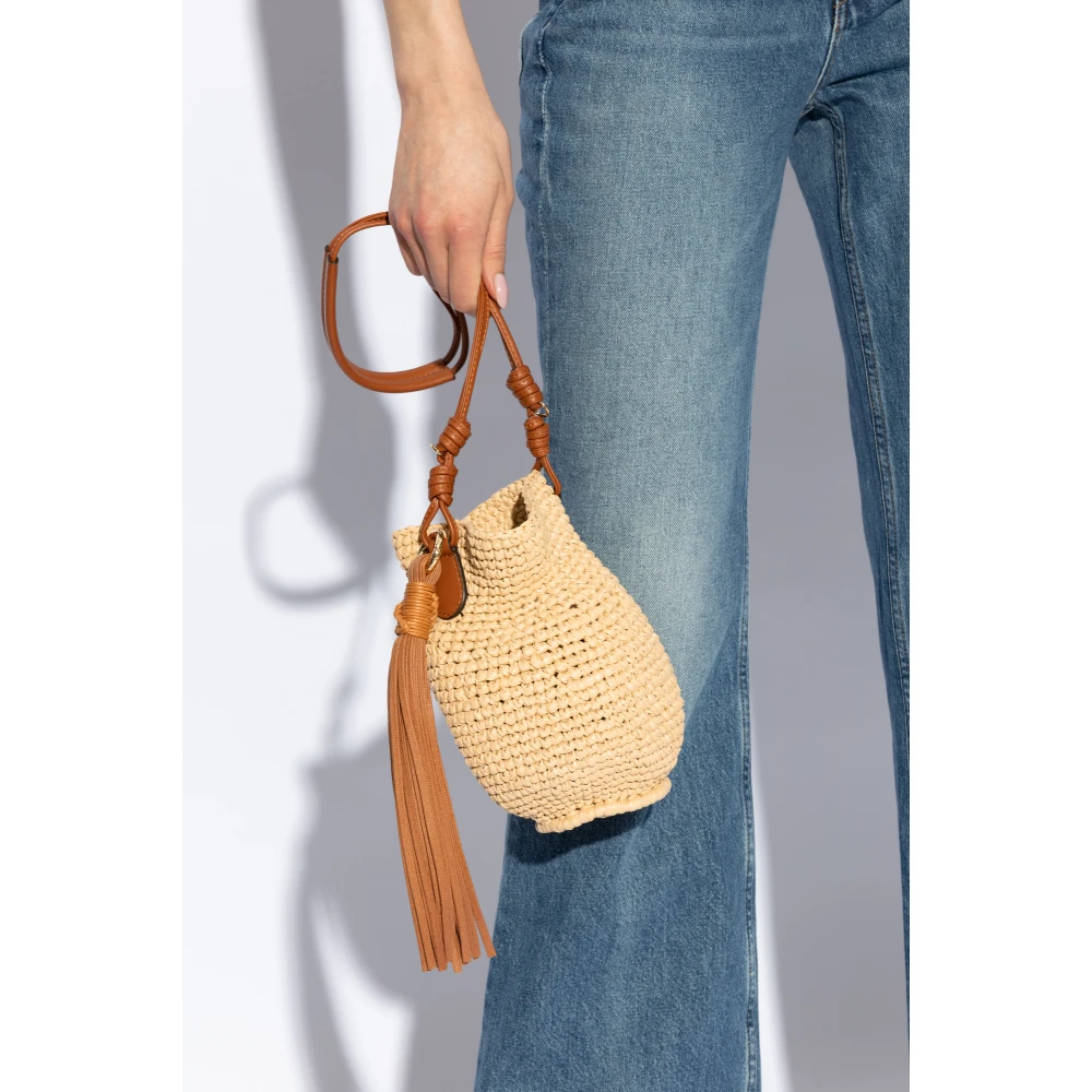 Ulla Johnson Mini Tulip schoudertas Beige Dames