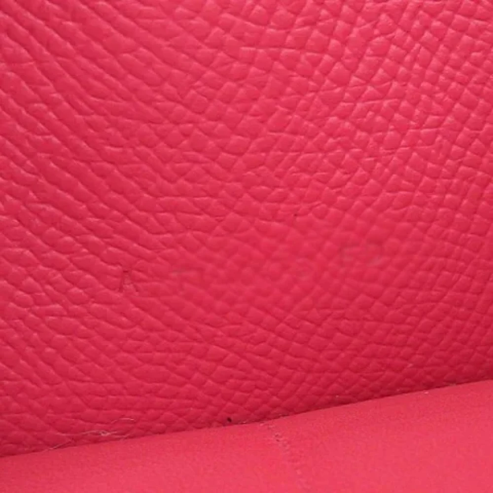 Hermès Vintage Pre-owned Leather wallets Pink Dames