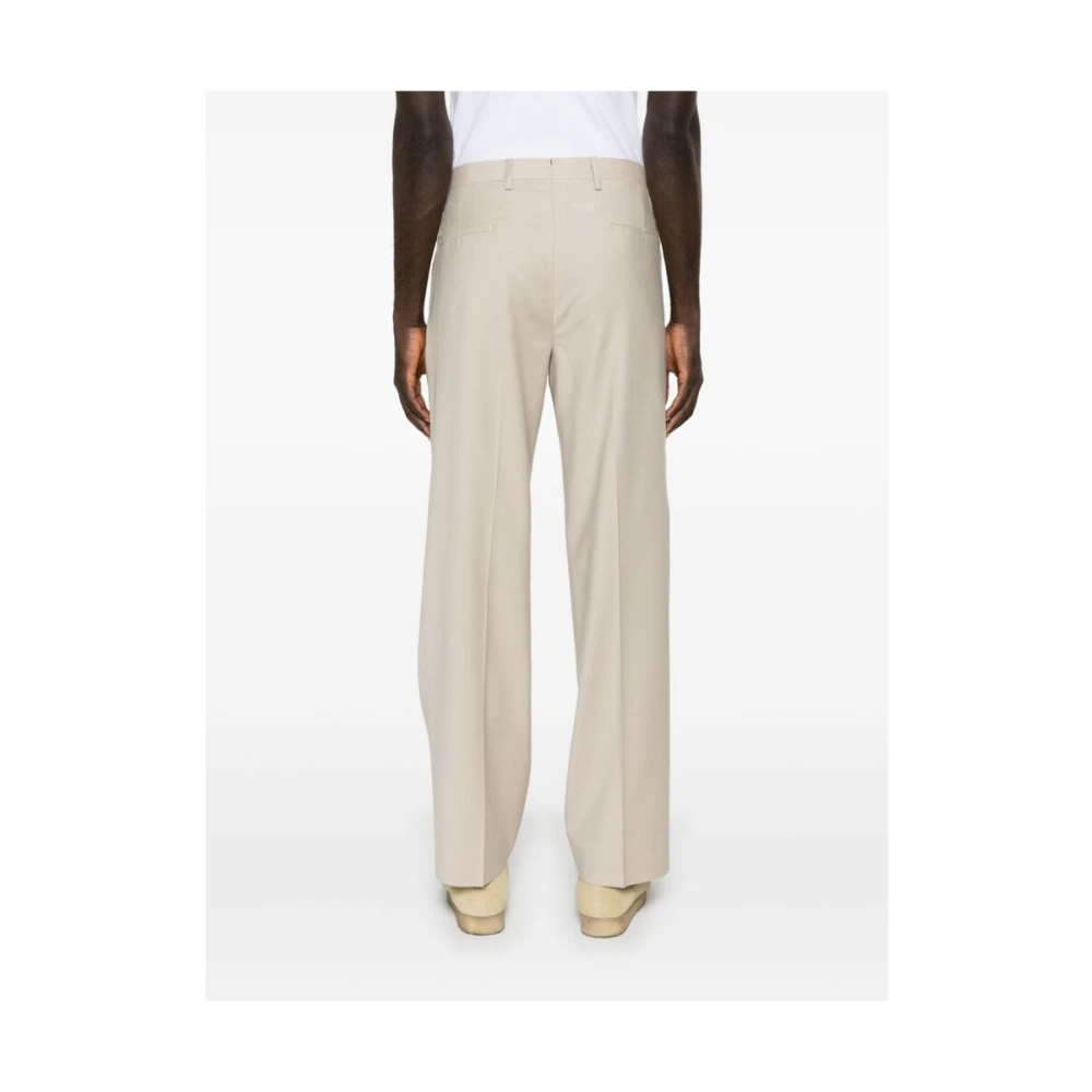 Briglia Beige Wolmix Tailored Broek Beige Heren